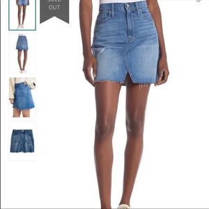 Madewell Blue Denim Mini Skirt